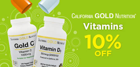 California Gold Nutrition ลด 10 เปอร์เซ็นต์